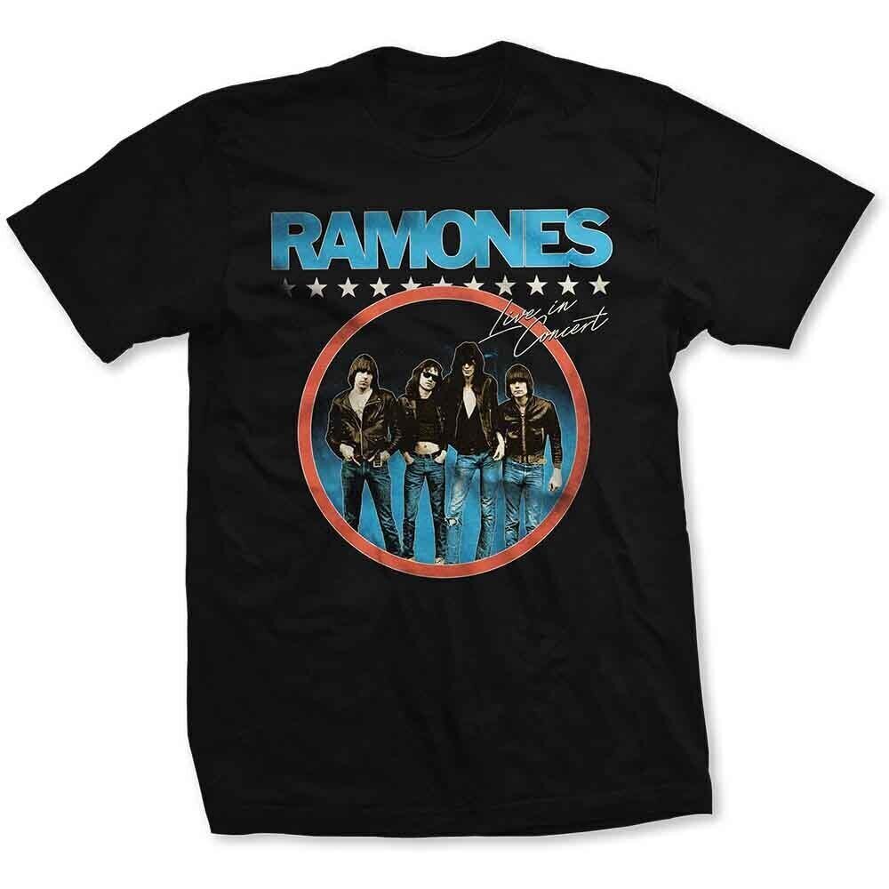 Ing Ramones Circle Photo Black 2XL Ing