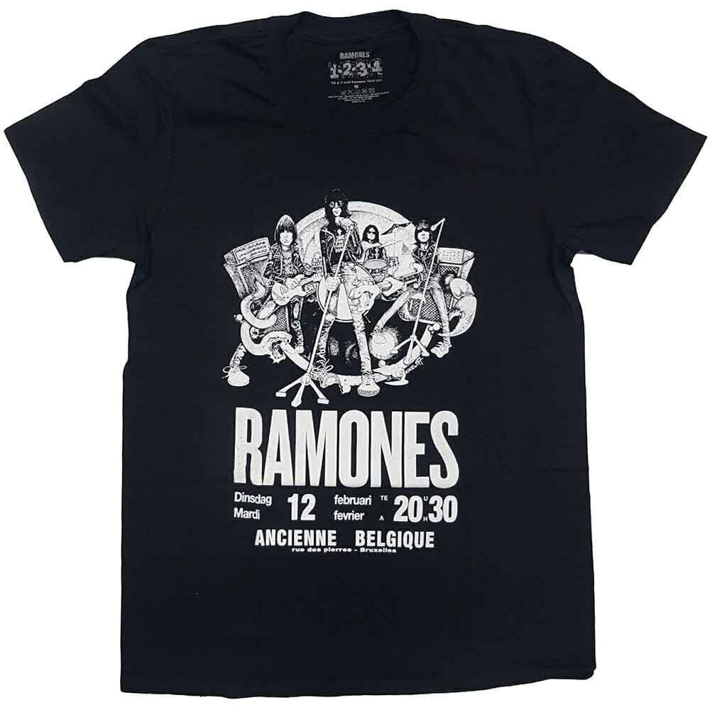Majica Ramones Belgique Black M Majica