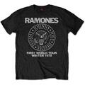 Ramones First World Tour 1978 Black M T-krekls