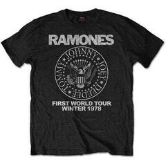 T-Shirt Ramones First World Tour 1978 Black 2XL T-Shirt