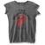 Maglietta The Rolling Stones New York City 75 (Burnout) Charcoal Grey L Donna Maglietta