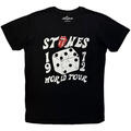 The Rolling Stones Dice Tour '72 (Carbon) Black M T-Shirt