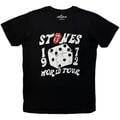 The Rolling Stones Dice Tour '72 (Carbon) Black XL T-Shirt