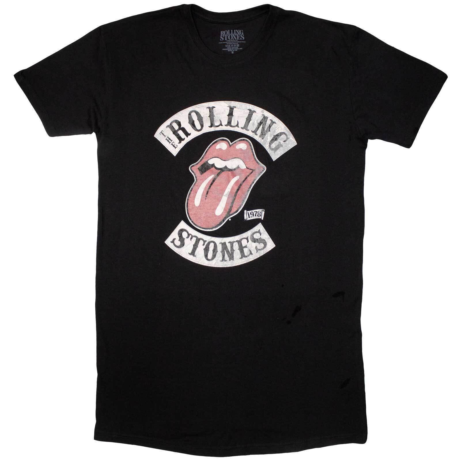 Skjorte The Rolling Stones Tour 78 (Dress) Black S Dame Skjorte