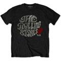 The Rolling Stones Swirl Logo '82 Black L T-Shirt