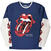 T-shirt The Rolling Stones Collage Tongue (Sleeve Print) Denim Blue & White L T-shirt