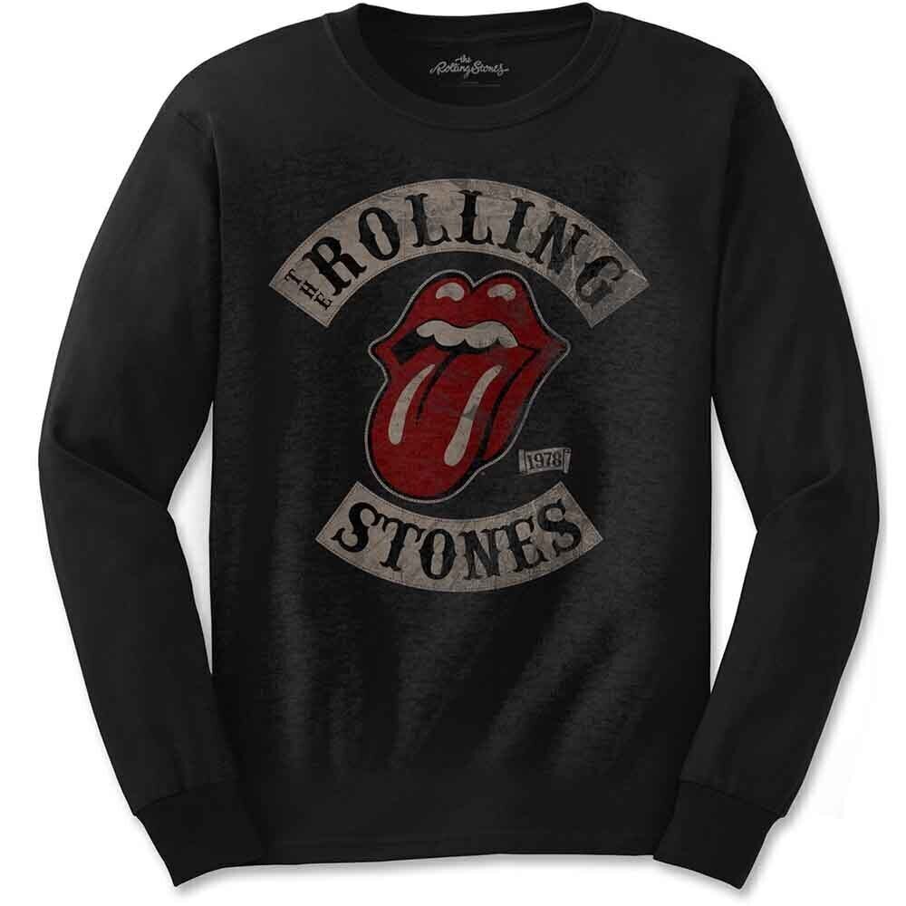 T-Shirt The Rolling Stones Tour '78 Black 2XL T-Shirt