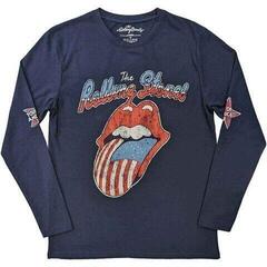 T-Shirt The Rolling Stones US Tour '78 (Back & Sleeve Print) Navy Blue 2XL T-Shirt