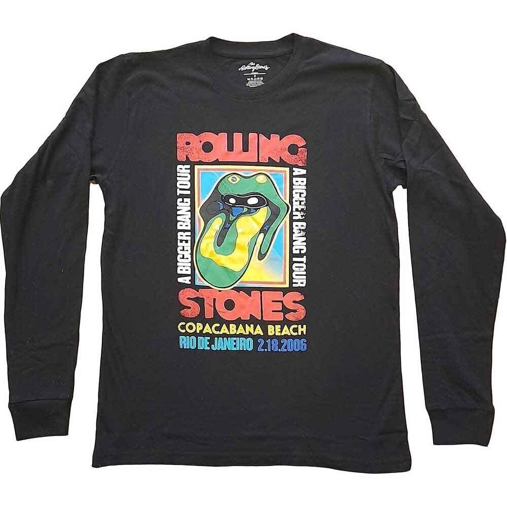 T-Shirt The Rolling Stones Copacabana Beach Black 2XL T-Shirt