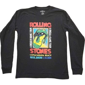 T-Shirt The Rolling Stones Copacabana Beach Black 2XL T-Shirt - 1