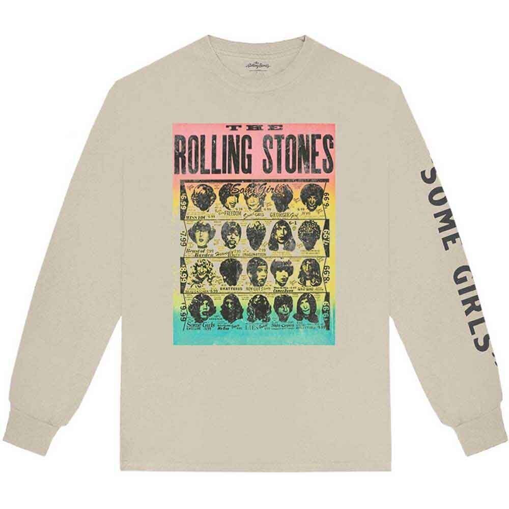 T-shirt The Rolling Stones Some Girls (Back & Sleeve Print) Sand M T-shirt