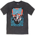 The Rolling Stones Psych Montage (Stone Wash) Charcoal Grey L Camiseta de manga corta