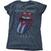 T-Shirt The Rolling Stones Havana Cuba (Wash Collection) Denim Blue S Ladies T-Shirt