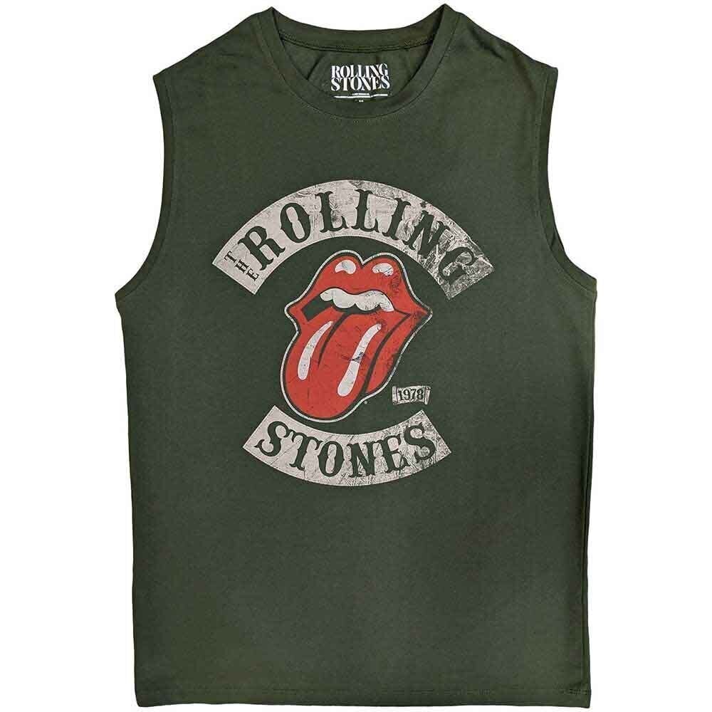 T-Shirt The Rolling Stones Tour 78 Green 2XL T-Shirt