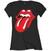 Košulja The Rolling Stones Classic Tongue Black XS Ženske Košulja