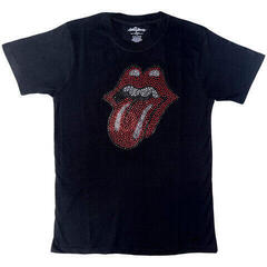 T-Shirt The Rolling Stones Classic Tongue (Embellished) Black L T-Shirt