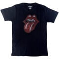 The Rolling Stones Classic Tongue (Embellished) Black L T-Shirt