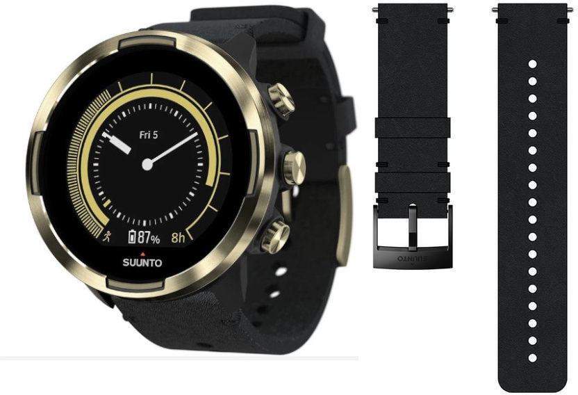 Smart hodinky Suunto 9 G1 Baro Gold Leather Deluxe SET