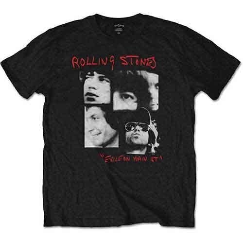 T-Shirt The Rolling Stones Photo Exile Black 2XL T-Shirt