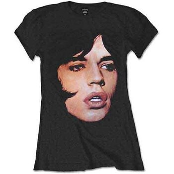 T-shirt The Rolling Stones Mick Portrait Black L Feminino T-shirt - 1