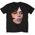 The Rolling Stones Mick Portrait Black L T-Shirt