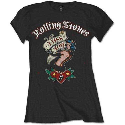 T-särk The Rolling Stones Miss You Black 2XL Naiste T-särk