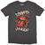 T-shirt The Rolling Stones Tongue & Stars Charcoal Grey XL Feminino T-shirt