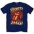 Tričko The Rolling Stones Tongue & Stars Navy Blue M Tričko