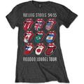 The Rolling Stones Voodoo Lounge Tongues Charcoal Grey M Moteriški Marškinėliai
