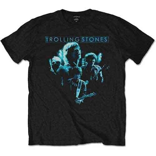 T-Shirt The Rolling Stones Band Glow Black 2XL T-Shirt