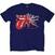 T-Shirt The Rolling Stones Lick the Flag Navy Blue M T-Shirt