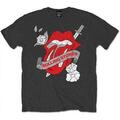 The Rolling Stones Vintage Tattoo Charcoal Grey XL T-Shirt