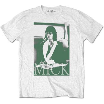 T-shirt The Rolling Stones Mick Photo Version 1 White M T-shirt - 1