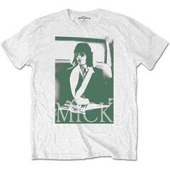 T-Shirt The Rolling Stones Mick Photo Version 1 White L T-Shirt