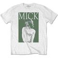 The Rolling Stones Mick Photo Version 2 White L T-Shirt