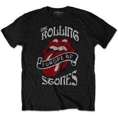 Skjorte The Rolling Stones Europe '82 Tour Black 2XL Skjorte