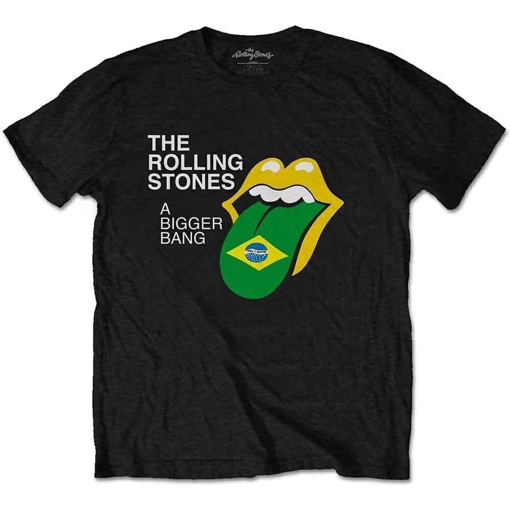 Риза The Rolling Stones Bigger Bang - Brazil '80 (Back Print) Black L Риза