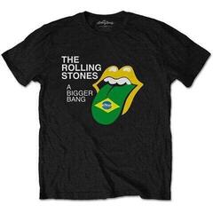 T-shirt The Rolling Stones Bigger Bang - Brazil '80 (Back Print) Black XL T-shirt