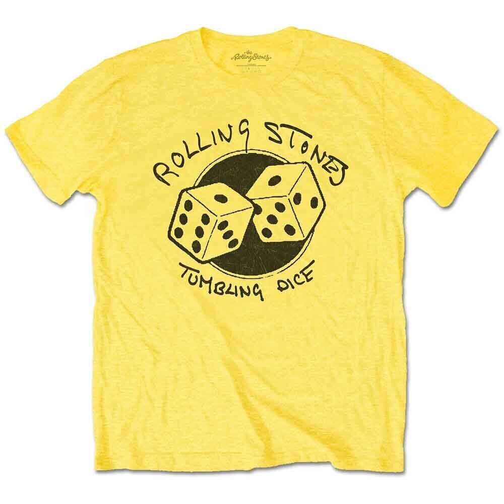 T-shirt The Rolling Stones Tumbling Dice Yellow XL T-shirt