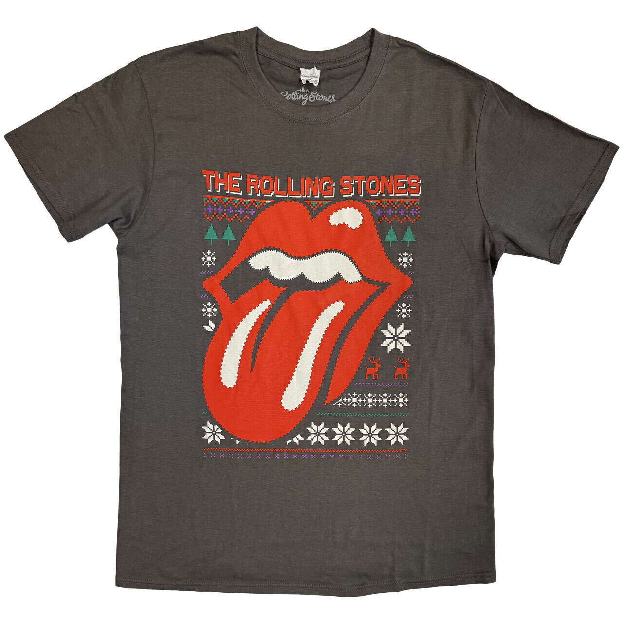 Košulja The Rolling Stones Cosmic Christmas Charcoal Grey S Košulja