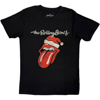 T-shirt The Rolling Stones Santa Lick Black L T-shirt - 1