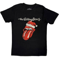 T-shirt The Rolling Stones Santa Lick Black XL T-shirt