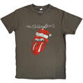 The Rolling Stones Santa Lick Camiseta de manga corta Charcoal Grey M
