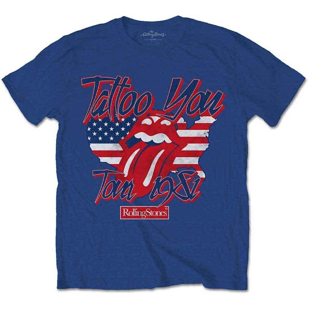 T-shirt The Rolling Stones Tattoo You Americana Blue 2XL T-shirt