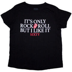 Koszulka The Rolling Stones Sixty It's only R&R but I like it (Foiled) Black 4XL Damskie Koszulka