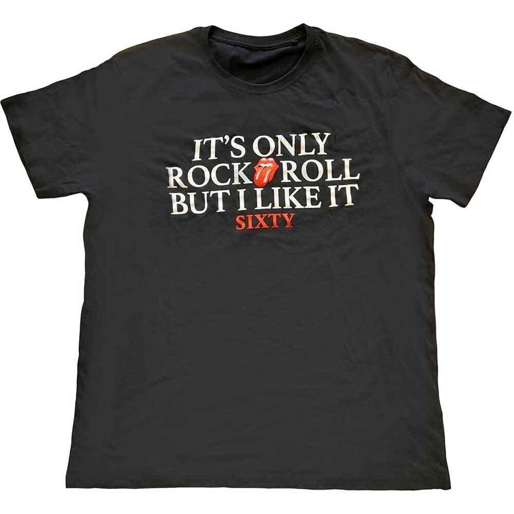 Skjorte The Rolling Stones Sixty It's only R&R but I like it (Foiled) Black 2XL Skjorte