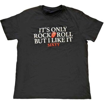 Skjorte The Rolling Stones Sixty It's only R&R but I like it (Foiled) Black 2XL Skjorte - 1