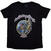 T-Shirt The Rolling Stones Sixty Dragon Globe (Foiled) Black 2XL Ladies T-Shirt