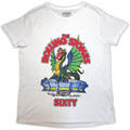The Rolling Stones Sixty Stadium Dragon (Puff Print) White M Ladies T-Shirt