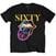 T-Shirt The Rolling Stones Sixty Cyberdelic Tongue (Back Print) Black M T-Shirt